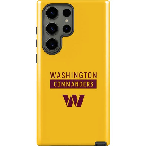NFL Washington Commanders Yellow Galaxy S23 Ultra Pro Case