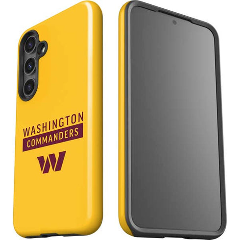 NFL Washington Commanders Yellow Galaxy S25 Impact Case