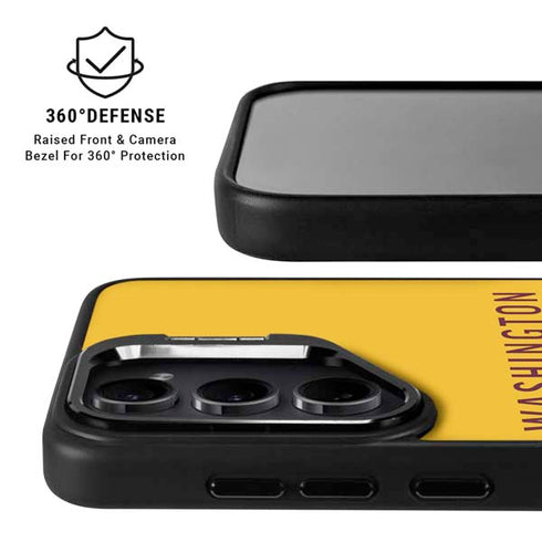 NFL Washington Commanders Yellow Galaxy S25 Plus Kickstand Case
