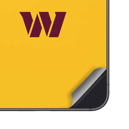 NFL Washington Commanders Yellow Galaxy S24 Plus Skin