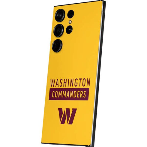 NFL Washington Commanders Yellow Galaxy S25 Ultra Skin