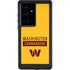 NFL Washington Commanders Yellow Galaxy S24 Ultra Waterproof Case
