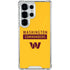 NFL Washington Commanders Yellow Galaxy S25 Ultra Clear Case