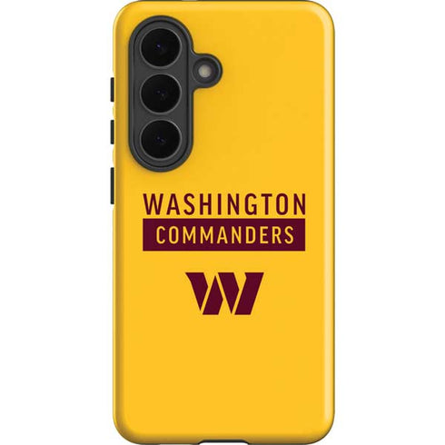 NFL Washington Commanders Yellow Galaxy S26 Impact Case