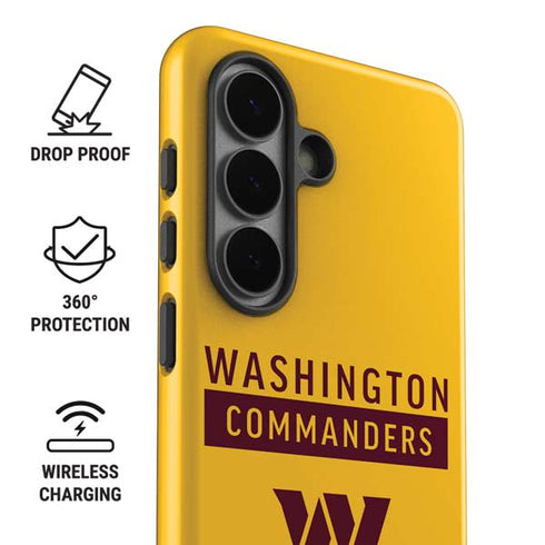NFL Washington Commanders Yellow Galaxy S26 Impact Case