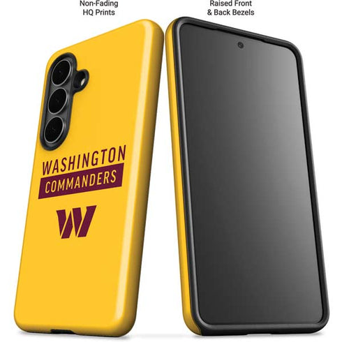 NFL Washington Commanders Yellow Galaxy S26 Impact Case
