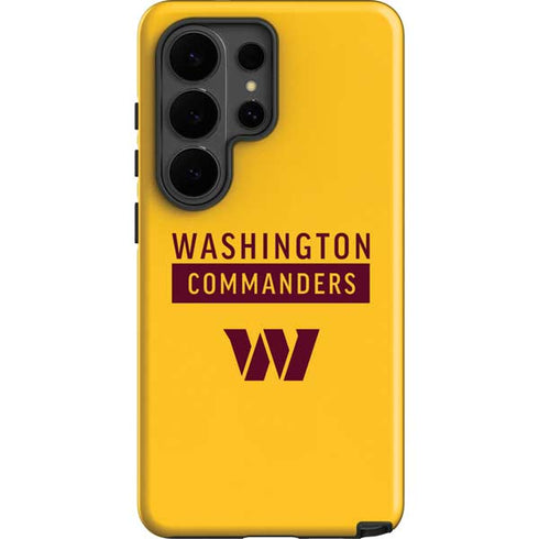 NFL Washington Commanders Yellow Galaxy S26 Ultra Impact Case