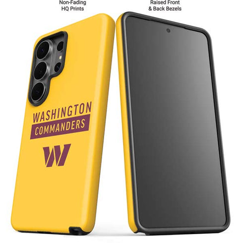 NFL Washington Commanders Yellow Galaxy S26 Ultra Impact Case