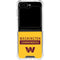 NFL Washington Commanders Yellow Galaxy Z Flip6 Clear Case