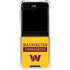 NFL Washington Commanders Yellow Galaxy Z Flip6 Clear Case