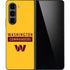 NFL Washington Commanders Yellow Galaxy Z Fold5 5G Skin