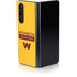 NFL Washington Commanders Yellow Galaxy Z Fold5 5G Skin