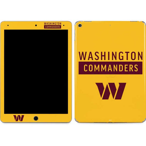 NFL Washington Commanders Yellow iPad Skins
