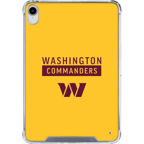 NFL Washington Commanders Yellow iPad 11th Gen (2025) Clear Case
