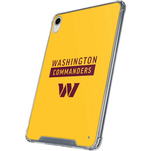 NFL Washington Commanders Yellow iPad 11th Gen (2025) Clear Case