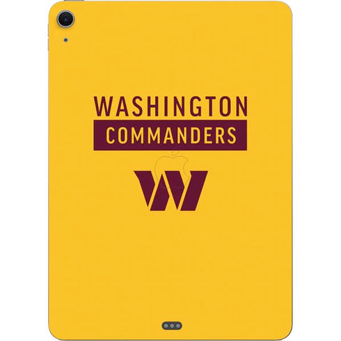 NFL Washington Commanders Yellow Apple iPad Air Skin