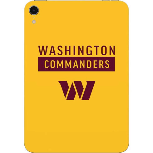NFL Washington Commanders Yellow Apple iPad Mini Skin