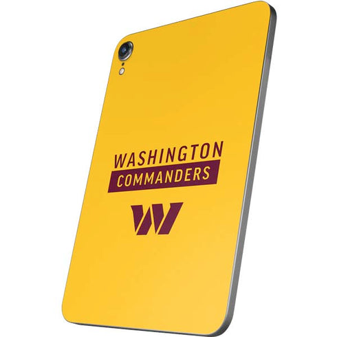 NFL Washington Commanders Yellow Apple iPad Mini Skin