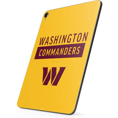 NFL Washington Commanders Yellow Apple iPad Pro Skin