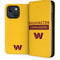 NFL Washington Commanders Yellow iPhone 14 Folio Case