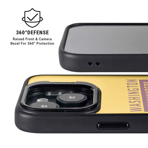 NFL Washington Commanders Yellow iPhone 14 Kickstand Case