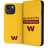 NFL Washington Commanders Yellow iPhone 15 Plus Folio Case