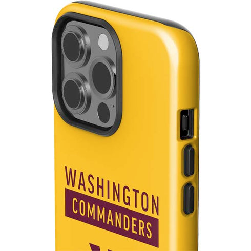 NFL Washington Commanders Yellow iPhone 15 Pro Impact Case