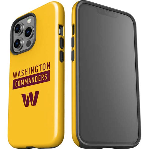 NFL Washington Commanders Yellow iPhone 15 Pro Impact Case