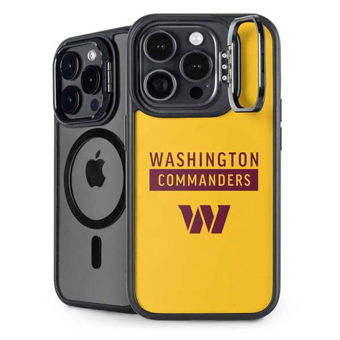 NFL Washington Commanders Yellow iPhone 15 Pro Kickstand Case