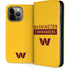 NFL Washington Commanders Yellow iPhone 15 Pro Max Folio Case