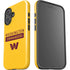 NFL Washington Commanders Yellow iPhone 16 Plus Impact Case
