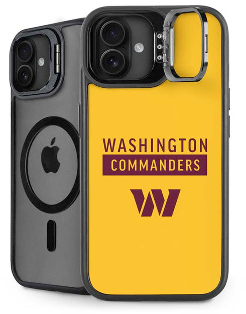 NFL Washington Commanders Yellow iPhone 16 Plus Kickstand Case