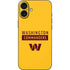 NFL Washington Commanders Yellow iPhone 16 Plus Skin