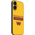 NFL Washington Commanders Yellow iPhone 16 Plus Skin