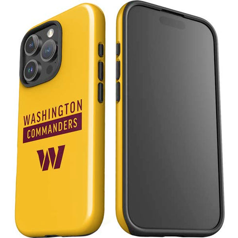 NFL Washington Commanders Yellow iPhone 16 Pro Max Impact Case