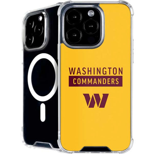 NFL Washington Commanders Yellow iPhone 16 Pro Max MagSafe Case