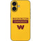NFL Washington Commanders Yellow iPhone 16 Skin