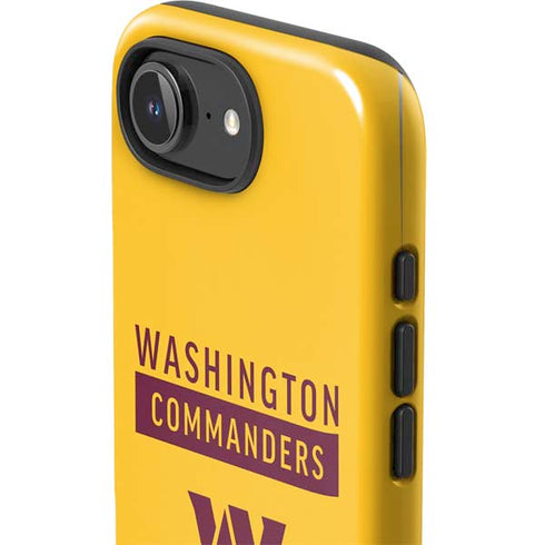NFL Washington Commanders Yellow iPhone 16e Impact Case