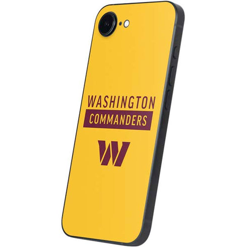 NFL Washington Commanders Yellow iPhone 16e Skin