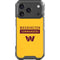 NFL Washington Commanders Yellow iPhone 18 Pro Clear Case