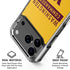 NFL Washington Commanders Yellow iPhone 18 Pro Clear Case