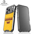 NFL Washington Commanders Yellow iPhone 18 Pro Clear Case