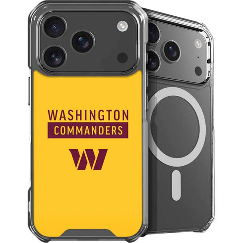 NFL Washington Commanders Yellow iPhone 18 Pro MagSafe Case