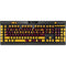 NFL Washington Commanders Yellow K95 RGB PLATINUM Mechanical Gaming Keyboard Skin