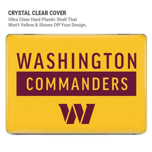 NFL Washington Commanders Yellow MacBook Pro 14in (2021-24) Case plus Skin