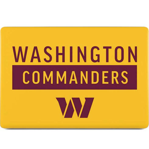 NFL Washington Commanders Yellow MacBook Skins