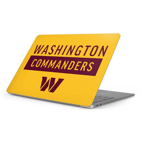 NFL Washington Commanders Yellow Apple MacBook Pro 16-inch Skin