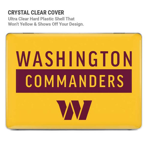 NFL Washington Commanders Yellow MacBook Cases