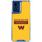 NFL Washington Commanders Yellow Moto G 5G (2024) Clear Case