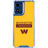 NFL Washington Commanders Yellow Moto G 5G (2024) Clear Case